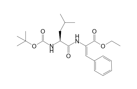 Boc-Leu-.delta.Phe-OEt