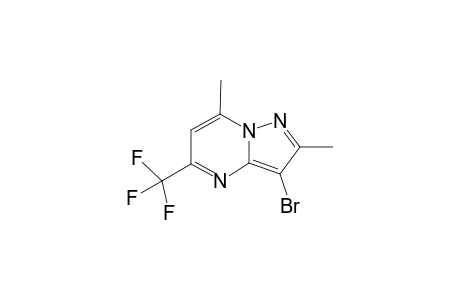 3-bromo-2,7-dimethyl-5(trifluoromethyl)pyrazolo[1,5-a]pyrimidine