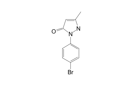 1-PARA-BROMOPHENYL-5-HYDROXY-3-METHYL-PYRAZOLE;(KETO-FORM)