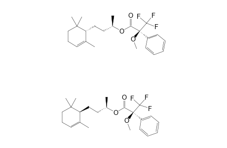 7,8-DIHYDRO-ALPHA-IONOL-(R)-2-METHOXY-2-PHENYL-2-TRIFLUOROMETHYL-ACETIC-ACID-ESTER