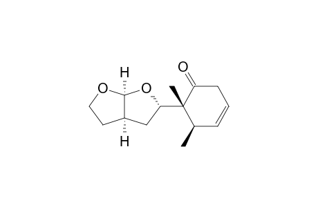 (5R,6R)-6-[(3aR,5S,6aS)-2,3,3a,4,5,6a-hexahydrofuro[2,3-b]furan-5-yl]-5,6-dimethyl-1-cyclohex-3-enone