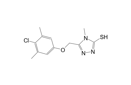 5-[(4-chloro-3,5-dimethylphenoxy)methyl]-4-methyl-4H-1,2,4-triazole-3-thiol