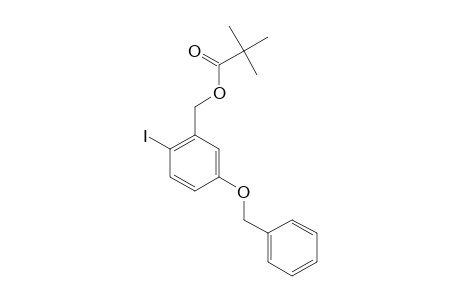 5-BENZYLOXY-2-IODOBENZYL-PIVALATE