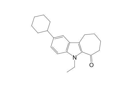 2-cyclohexyl-5-ethyl-7,8,9,10-tetrahydrocyclohepta[b]indol-6(5H)-one