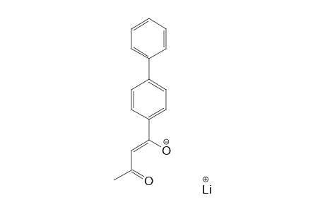 1-(4-BIPHENYLYL)-BUTANE-1,3-DIONE-MONOLITHIUM-ENOLATE