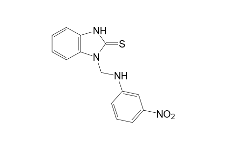 1-[(m-nitroanilino)methyl]-2-benzimidazolinethione