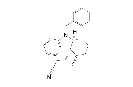 cis-4a-(2-Cyanoethyl)-9-benzyl-2,3,4,4a,9,9a-hexahydro-1H-carbazol-4-one