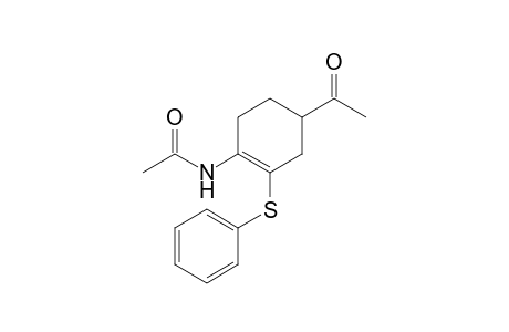 1-ACETAMIDO-4-ACETYL-2-PHENYLTHIOCYCLOHEXENE