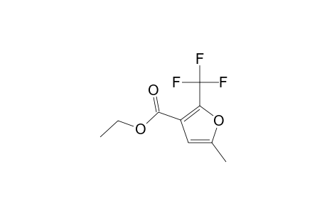 5-methyl-2-(trifluoromethyl)-3-furoic acid, ethyl ester