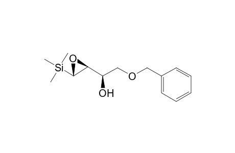 threo-1-O-Benzyl-2-O-(p-nitrobenzyl)-3,4-epoxy-4-(trimethylsilyl)butane-1,2-diol