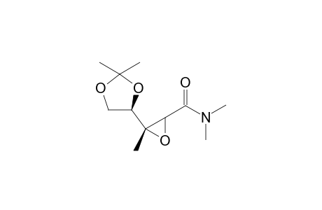 N,N-Dimethyl-2,3-anhydro-4,5-O-isopropylidene-3-methyl-D-pentonamide