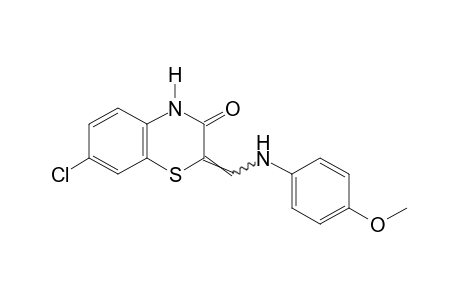 2-[(p-ANISIDINO)METHYLENE]-7-CHLORO-2H-1,4-BENZOTHIAZIN-3(4H)-ONE