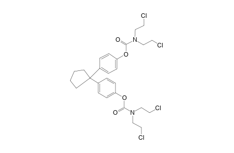 BIS(2-CHLOROETHYL)CARBAMIC ACID, CYCLOPENTYLIDENEDI-p-PHENYLENE ESTER