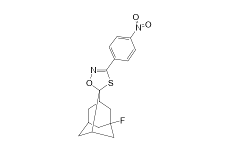 5-FLUORO-3'-(PARA-NITROPHENYL)-ADAMANTANE-2-SPIRO-5'-(DELTA(2)-1',4',2'-OXATHIAZOLINE)