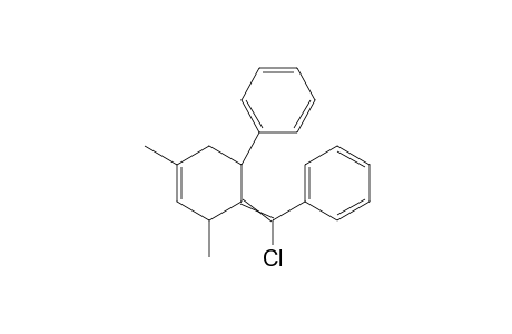 4-(alpha-Chlorobenzyliden)-1,3-dimethyl-5-phenyl-1-cyclohexene