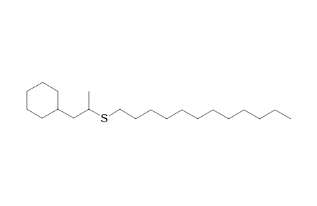 2-dodecylsulfanylpropylcyclohexane