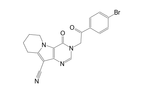 pyrimido[4,5-b]indolizine-10-carbonitrile, 3-[2-(4-bromophenyl)-2-oxoethyl]-3,4,6,7,8,9-hexahydro-4-oxo-