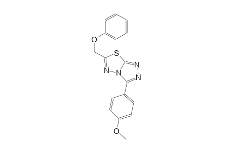 3-(4-methoxyphenyl)-6-(phenoxymethyl)[1,2,4]triazolo[3,4-b][1,3,4]thiadiazole