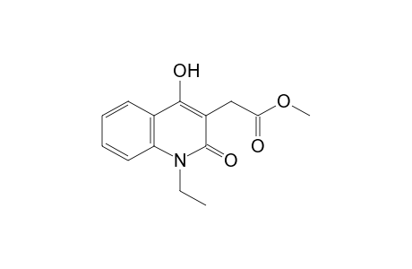 1,2-DIHYDRO-1-ETHYL-4-HYDROXY-2-OXO-3-QUINOLINEACETIC ACID, METHYL ESTER