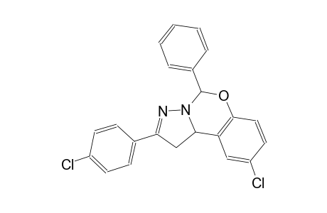 9-chloro-2-(4-chlorophenyl)-5-phenyl-1,10b-dihydropyrazolo[1,5-c][1,3]benzoxazine