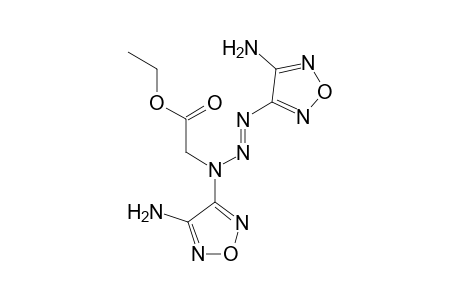 Ethyl [(2E)-1,3-bis(4-amino-1,2,5-oxadiazol-3-yl)-2-triazenyl]acetate