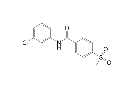 3'-chloro-4-(methylsulfonyl)benzanilide