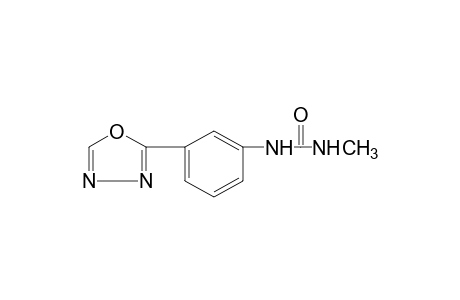 1-methyl-3-[m-(1,3,4-oxadiazol-2-yl)phenyl]urea