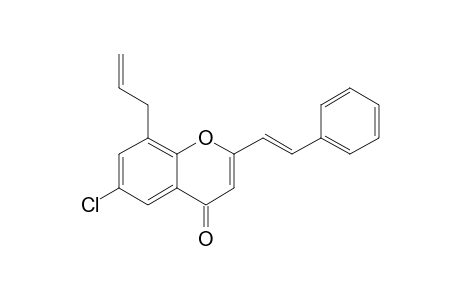 8-ALLYL-6-CHLORO-2-STYRYL-CHROMONE