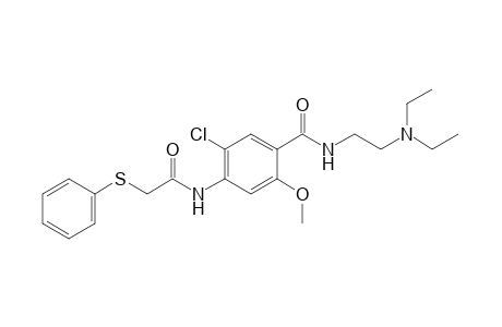 6'-chloro-4'-{[2-(diethylamino)ethyl]carbamoyl]-2-(phenylthio)-m-acetanisidide