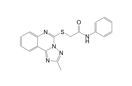 acetamide, 2-[(2-methyl[1,2,4]triazolo[1,5-c]quinazolin-5-yl)thio]-N-phenyl-