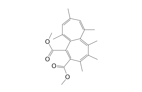 Dimethyl 1,2,3,6,8,10-hexamethylheptalene-4,5-dicarboxylate