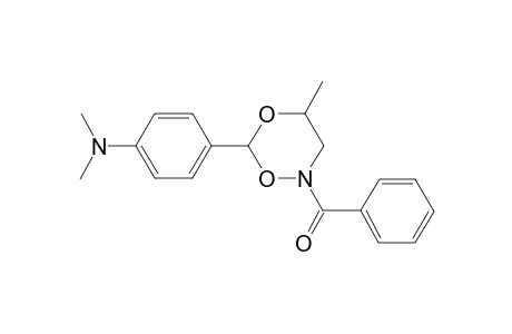 4-(2-Benzoyl-4-methyl-1,5,2-dioxazinan-6-yl)-N,N-dimethylaniline