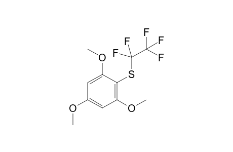 1,3,5-trimethoxy-2-(1,1,2,2,2-pentafluoroethylsulfanyl)benzene