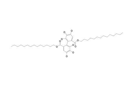 N-DITETRADECYL-2,2',3,3',4,4'-HEXAHYDROXYBIPHENYL-6,6'-DICARBOXYLATE