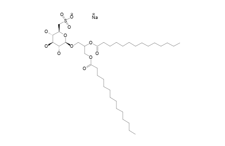 1,2-DI-O-MIRISTOYL-3-O-(6-SULPHO-ALPHA-D-QUINOVOPYRANOSYL)-GLYCEROL