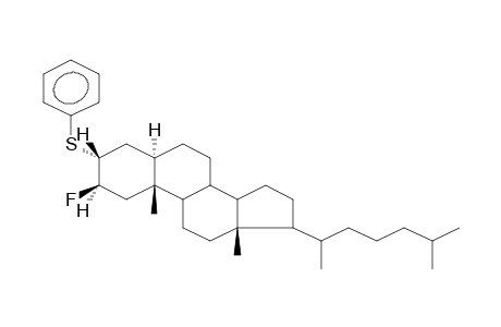 2-BETA-FLUORO-3-ALPHA-PHENYLTHIOCHOLESTANE