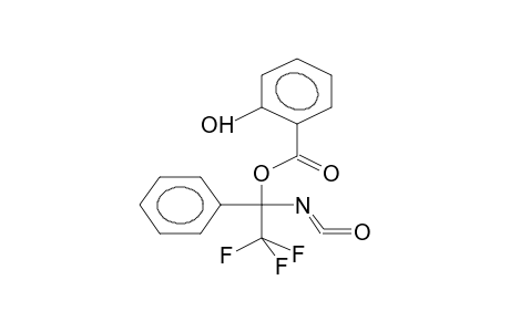 SALICYLIC ACID, 1-ISOCYANATO-1-PHENYL-2,2,2-TRIFLUOROETHYL ESTER