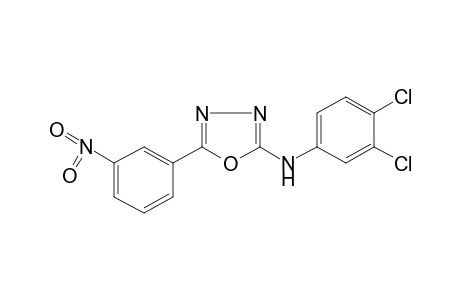 2-(3,4-dichloroanilino)-5-(m-nitrophenyl)-1,3,4-oxadiazole