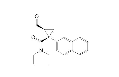 (1S,2R)-1-(2-NAPHTHYL)-2-FORMYL-N,N-DIETHYLCYCLOPROPANECARBOXAMIDE