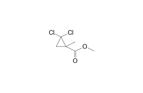 2,2-dichloro-1-methylcyclopropanecarboxylic acid, methyl ester