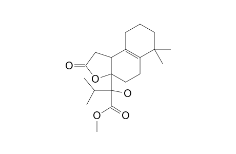 METHYL-(3A'-ALPHA,9B'-ALPHA)-2-HYDROXY-3-METHYL-2-(2'-OXO-6',6',9B'-TRIMETHYL-1',2',3A',4',5',6',7',8',9',9B'-DECAHYDRO-NAPHTHO-[2.1-B]-FURAN-3A'-YL)-BUTANOATE