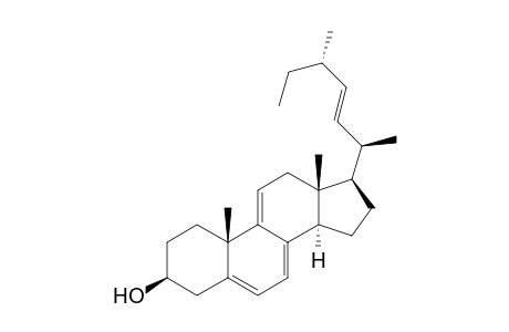 27-Norergosta-5,7,9(11),22-tetraen-3-ol, (3.beta.,22E,24S)-