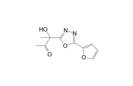 3-[5-(Furan-2-yl)-1,3,4-oxadiazol-2-yl]-3-hydroxybutan-2-one