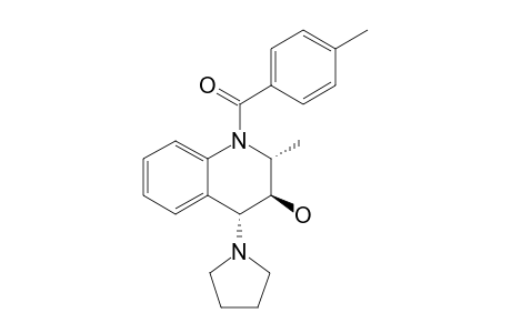 3-HYDROXY-2-METHYL-4-PYRROLIDYL-1-PARA-TOLUOYL-1,2,3,4-TETRAHYDROQUINOLINE