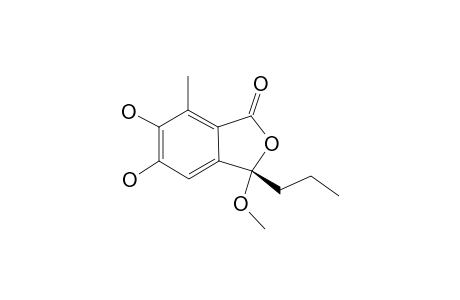 PURPURESTER_A;(S)-5,6-DIHYDROXY-3-METHOXYY8Y_ISOBENZOFURAN-1-(3-H)-ONE