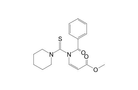 (Z)-METHYL-3-[BENZOYL-(1-PIPERIDYLCARBOTHIOYL)-AMINO]-2-PROPENOATE