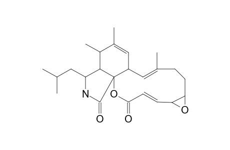 (13E,19E)-10-ISOPROPYL-14-METHYL-22-OXA-17-EPOXY-[12]-CYTOCHALASA-6,13,19-TRIENE-1,21-DIONE;ASPOCHALASIN-F