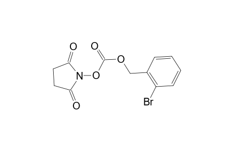 N-(carboxyoxy)succinimide, o-bromobenzyl ester