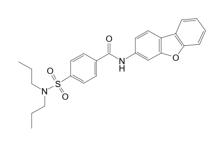 N-(3-dibenzofuranyl)-4-(dipropylsulfamoyl)benzamide