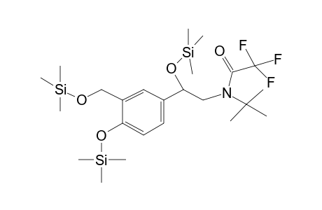 Salbutamol, N-TFA, O,O',O''-tris-TMS